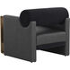 Edgar Bravo Black / Abbington Black Lounge Chair
